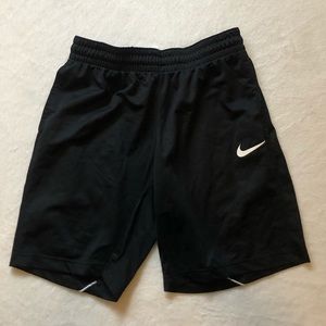 Nike black and white dry fit basketball shorts